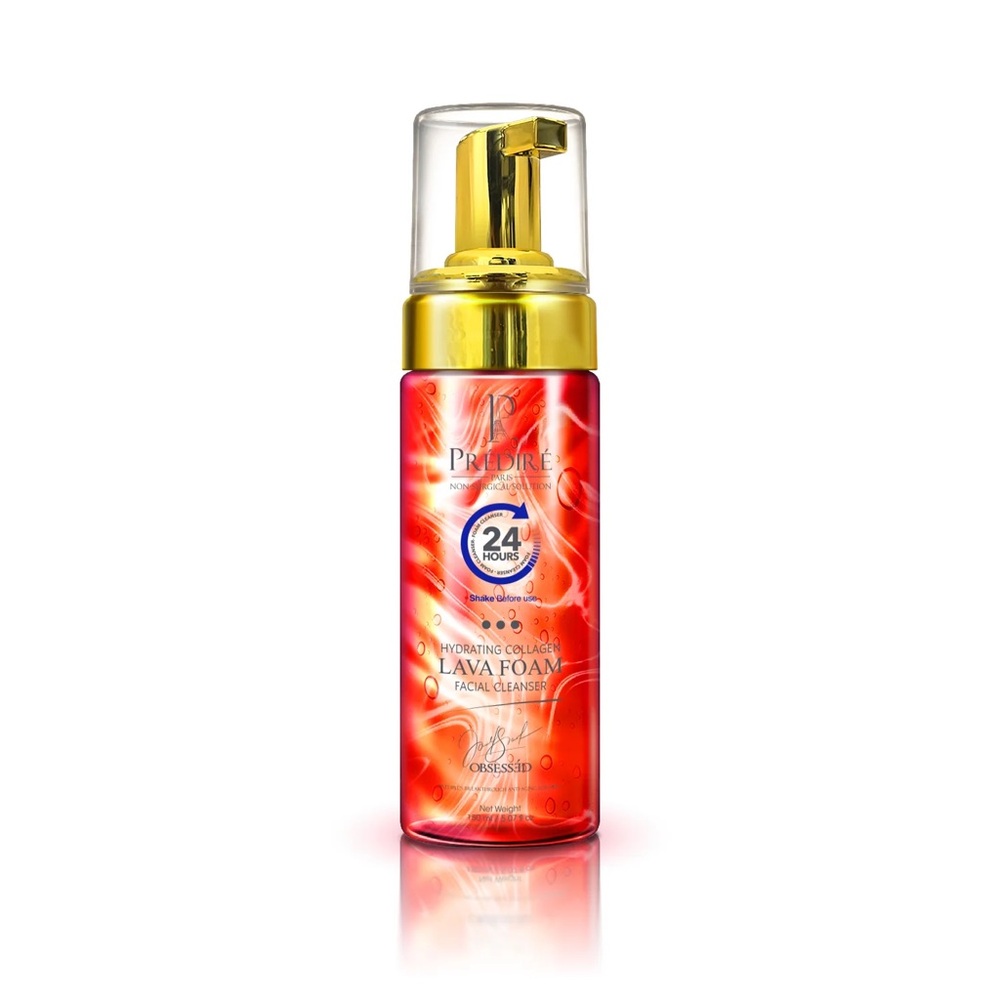 PREDIRE PARIS Hydrating Red Lava Foam Cleanser Collagen & Stem Cell Technology